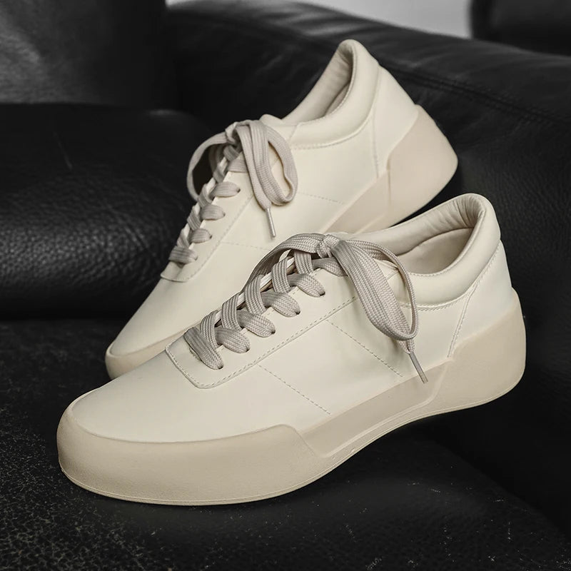 Men’s Breathable Lace‑Up Casual Sneakers, Lightweight Mesh Comfort