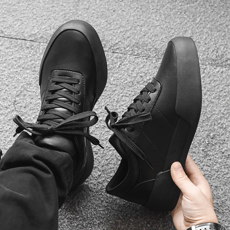 Men’s Breathable Lace‑Up Casual Sneakers, Lightweight Mesh Comfort
