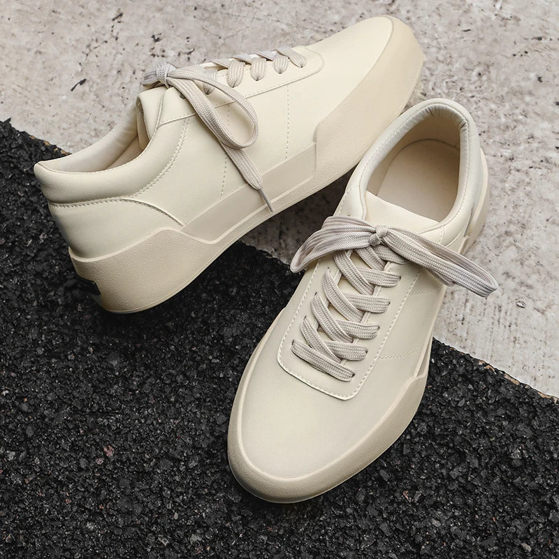 Men’s Breathable Lace‑Up Casual Sneakers, Lightweight Mesh Comfort