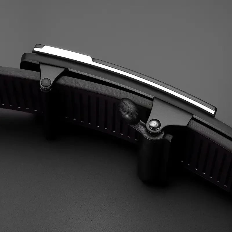 Men’s PU Leather Belt – Automatic Buckle, Casual & Business