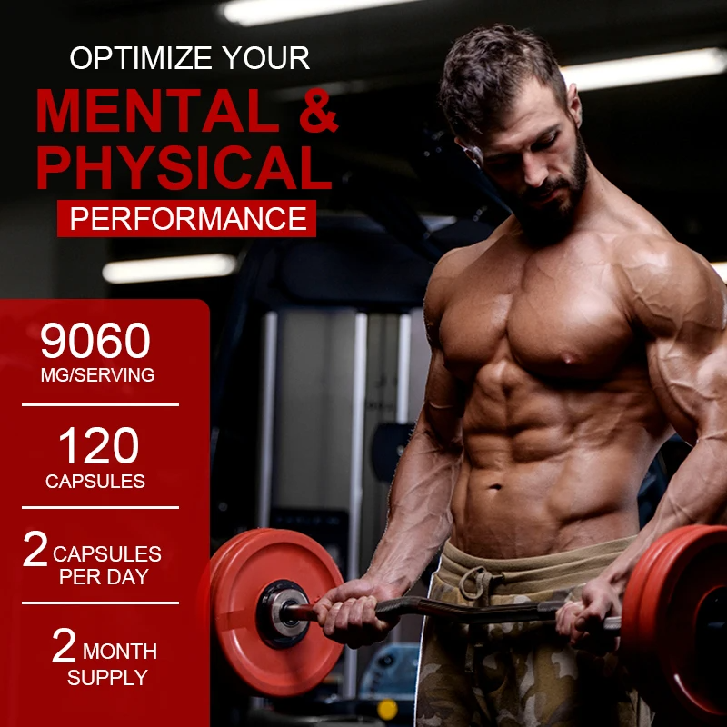Men's Performance Booster Supplement – Muscle Growth, Fat Burn, Energy & Stamina Support