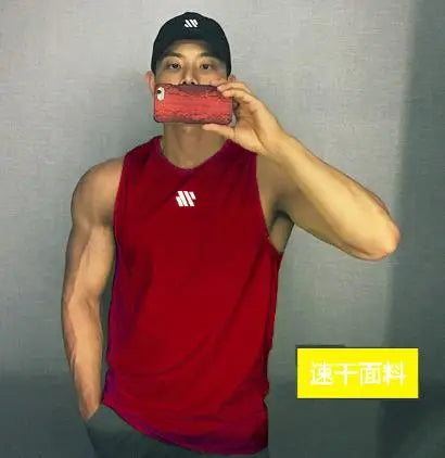 Men's Summer Mesh Gym Tank Top – Breathable, Sleeveless, Quick-Dry Fitness Vest