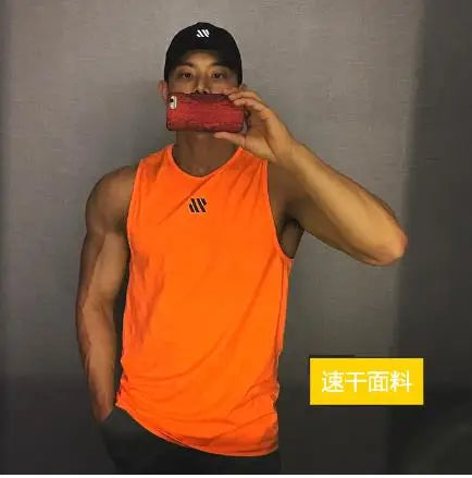 Men's Summer Mesh Gym Tank Top – Breathable, Sleeveless, Quick-Dry Fitness Vest