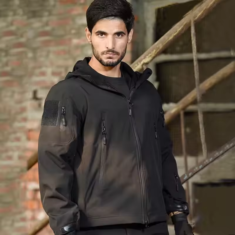 Men’s Winter Tactical Waterproof Jacket & Cargo Pant Set – Outdoor Softshell