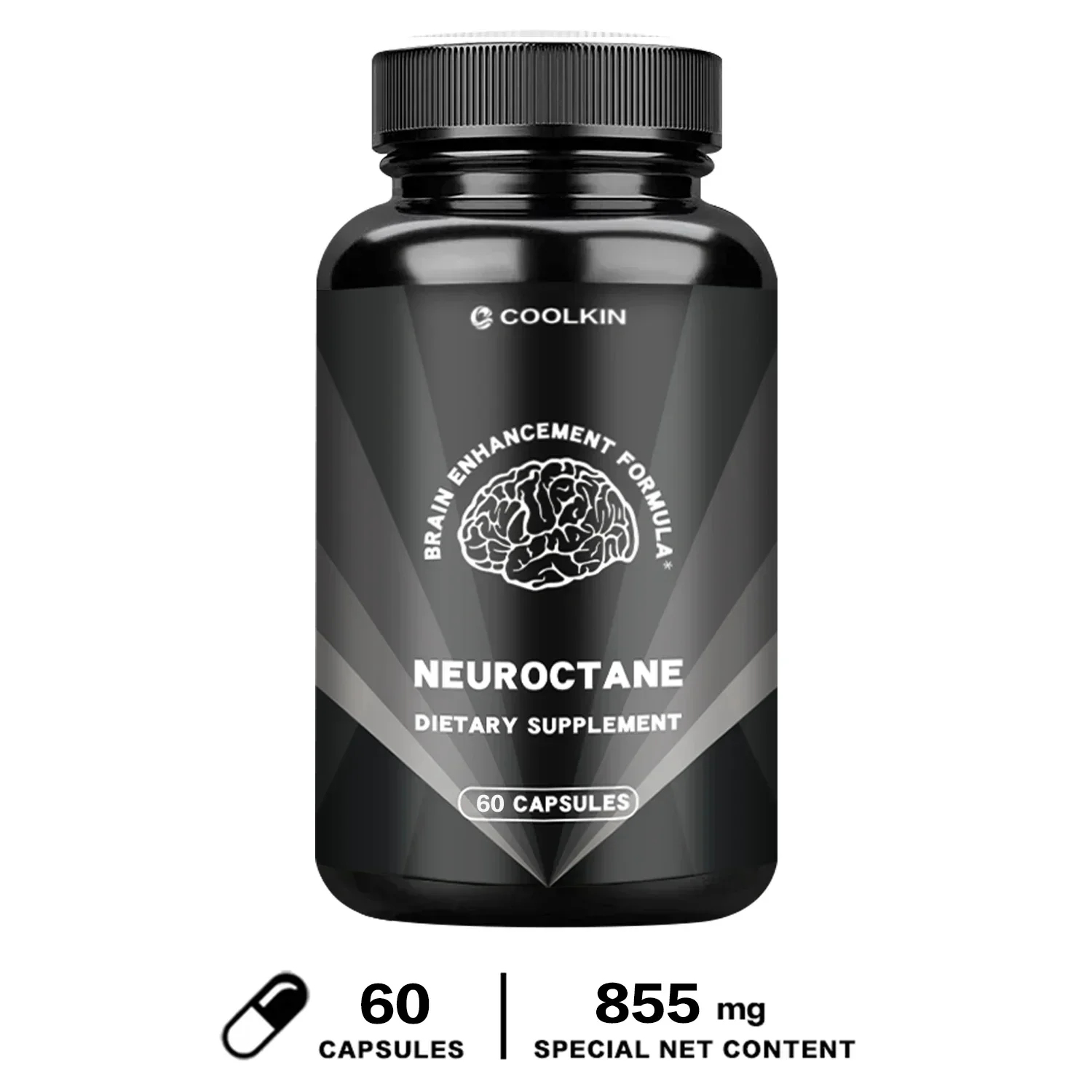 Neuroctane Brain Booster Supplement – Nootropic for Focus, Memory, Mental Clarity & Cognitive Support – Advanced Brain Health Formula for Men & Women