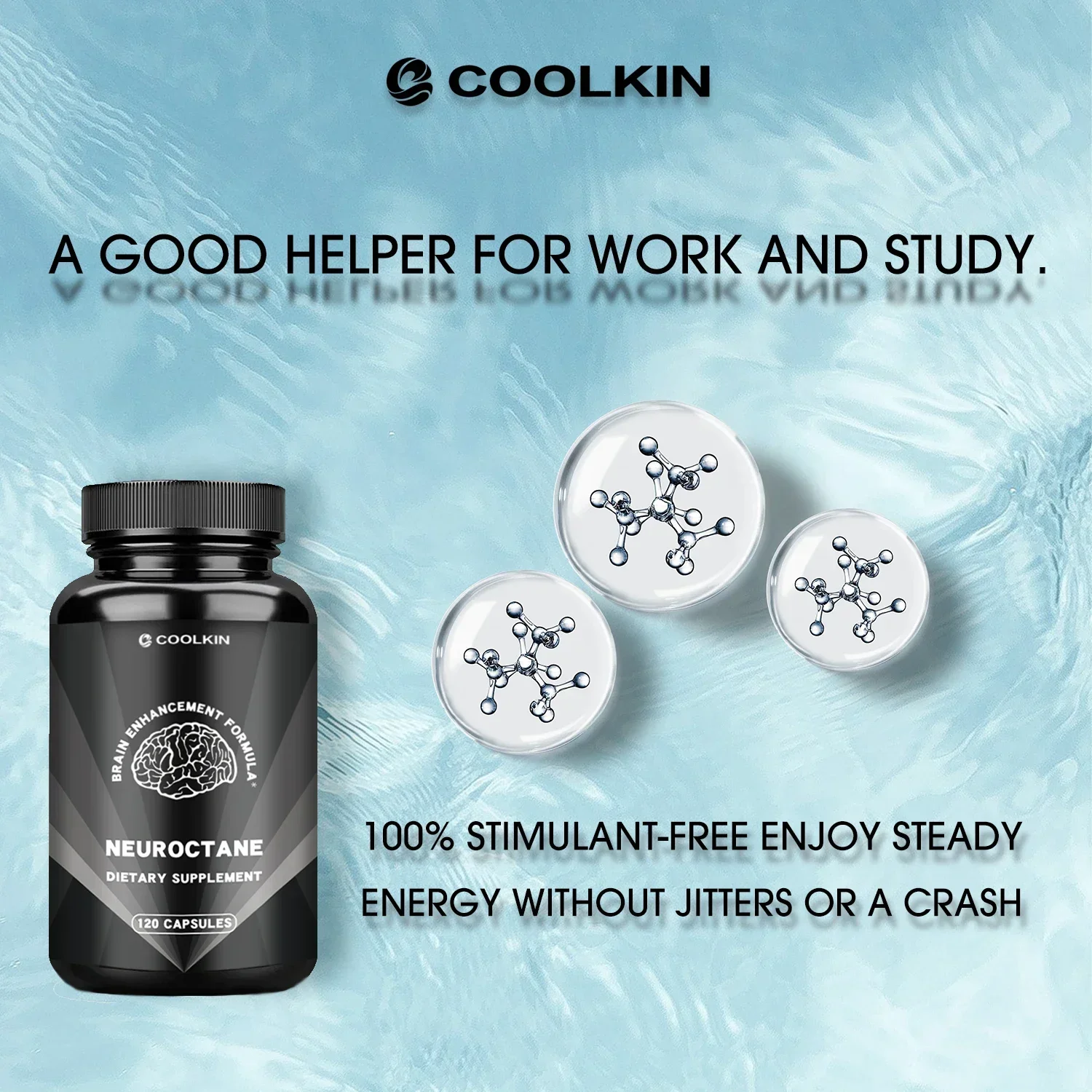 Neuroctane Brain Booster Supplement – Nootropic for Focus, Memory, Mental Clarity & Cognitive Support – Advanced Brain Health Formula for Men & Women