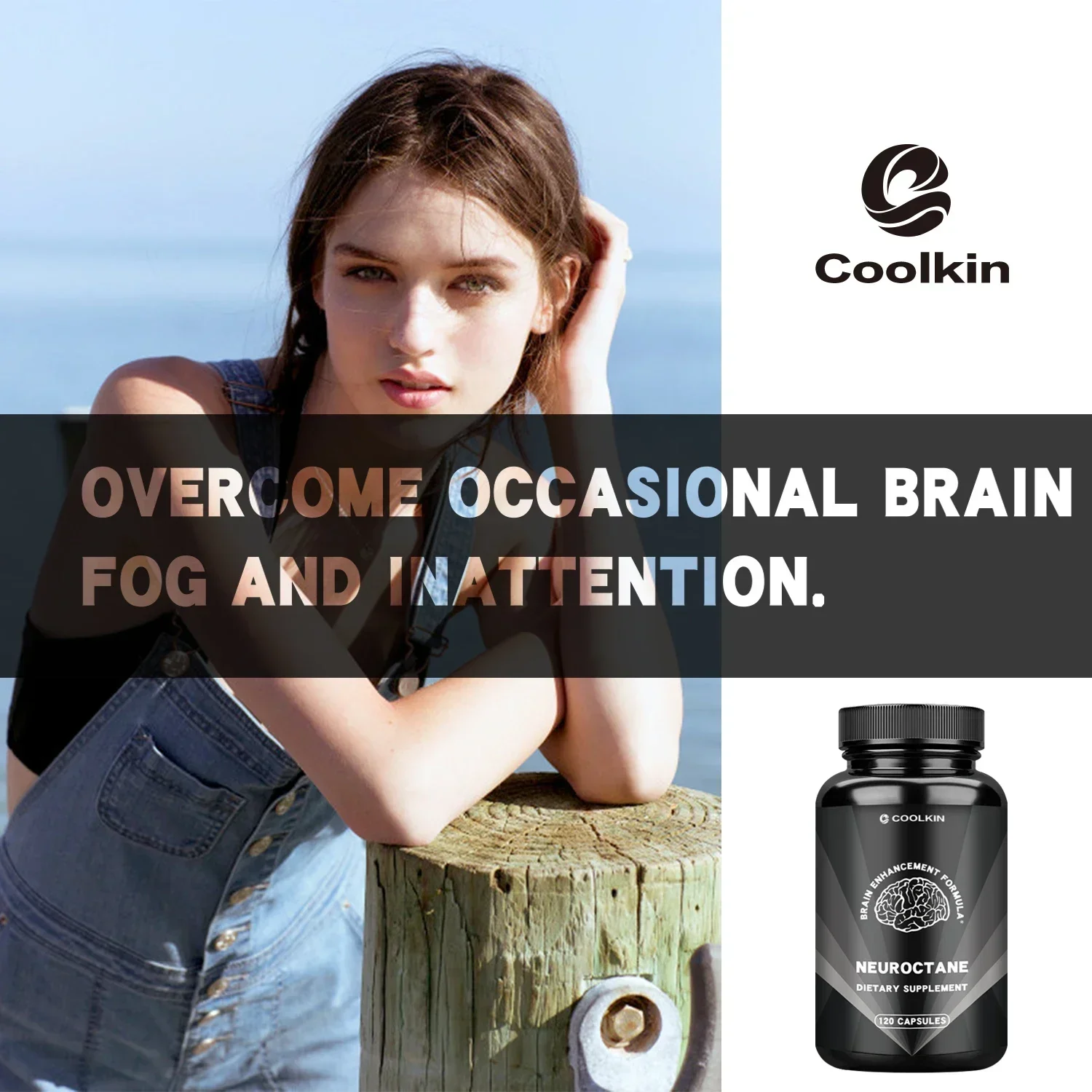 Neuroctane Brain Booster Supplement – Nootropic for Focus, Memory, Mental Clarity & Cognitive Support – Advanced Brain Health Formula for Men & Women