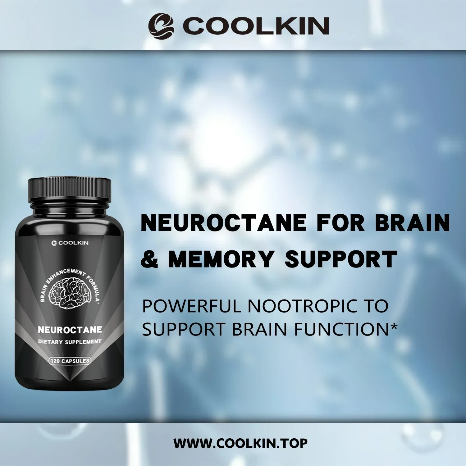 Neuroctane Brain Booster Supplement – Nootropic for Focus, Memory, Mental Clarity & Cognitive Support – Advanced Brain Health Formula for Men & Women