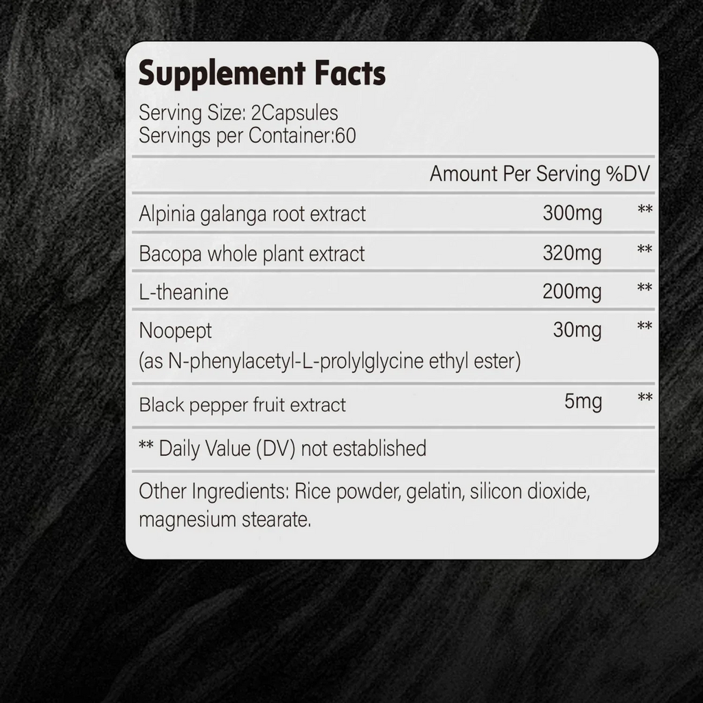 Neuroctane Brain Booster Supplement – Nootropic for Focus, Memory, Mental Clarity & Cognitive Support – Advanced Brain Health Formula for Men & Women