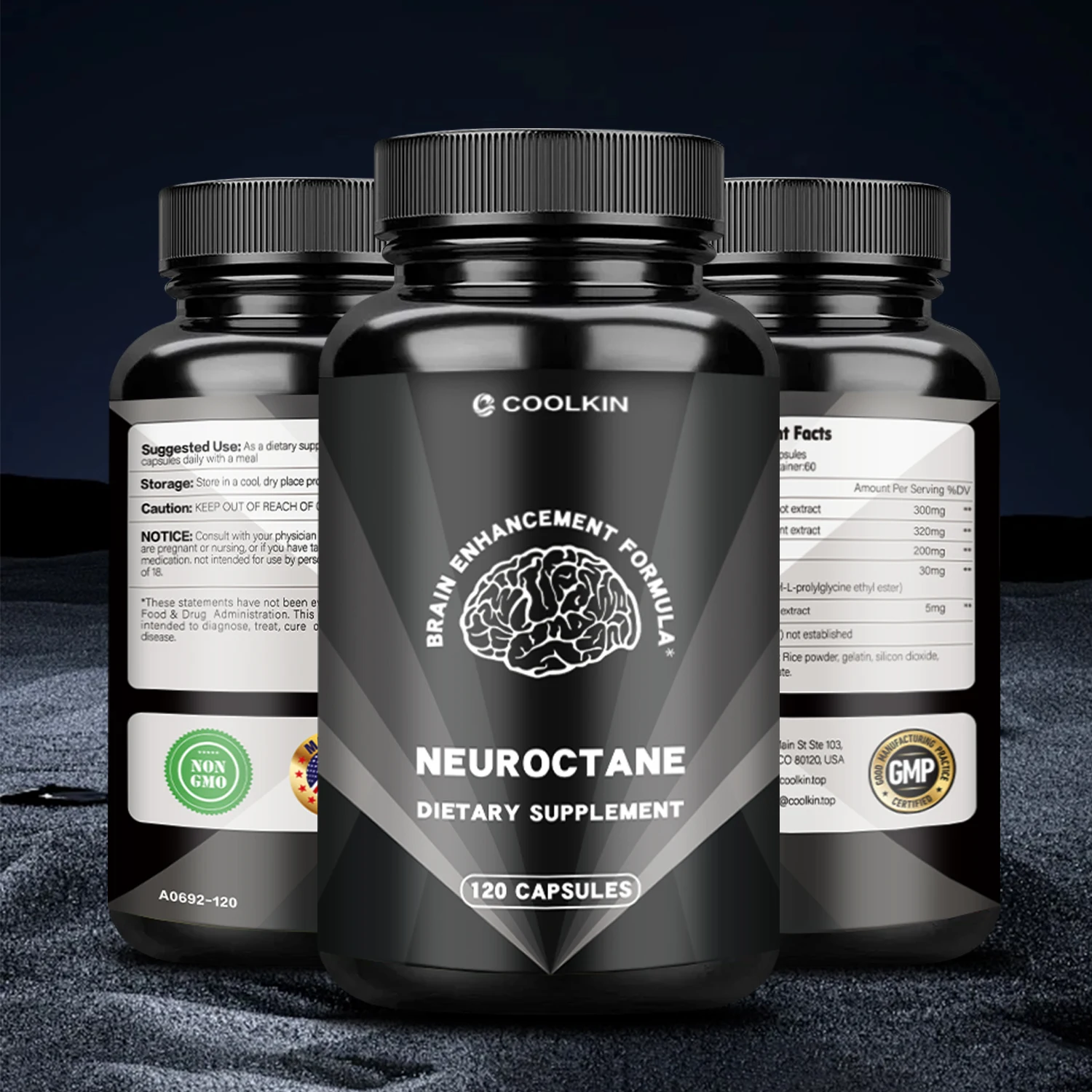 Neuroctane Brain Booster Supplement – Nootropic for Focus, Memory, Mental Clarity & Cognitive Support – Advanced Brain Health Formula for Men & Women
