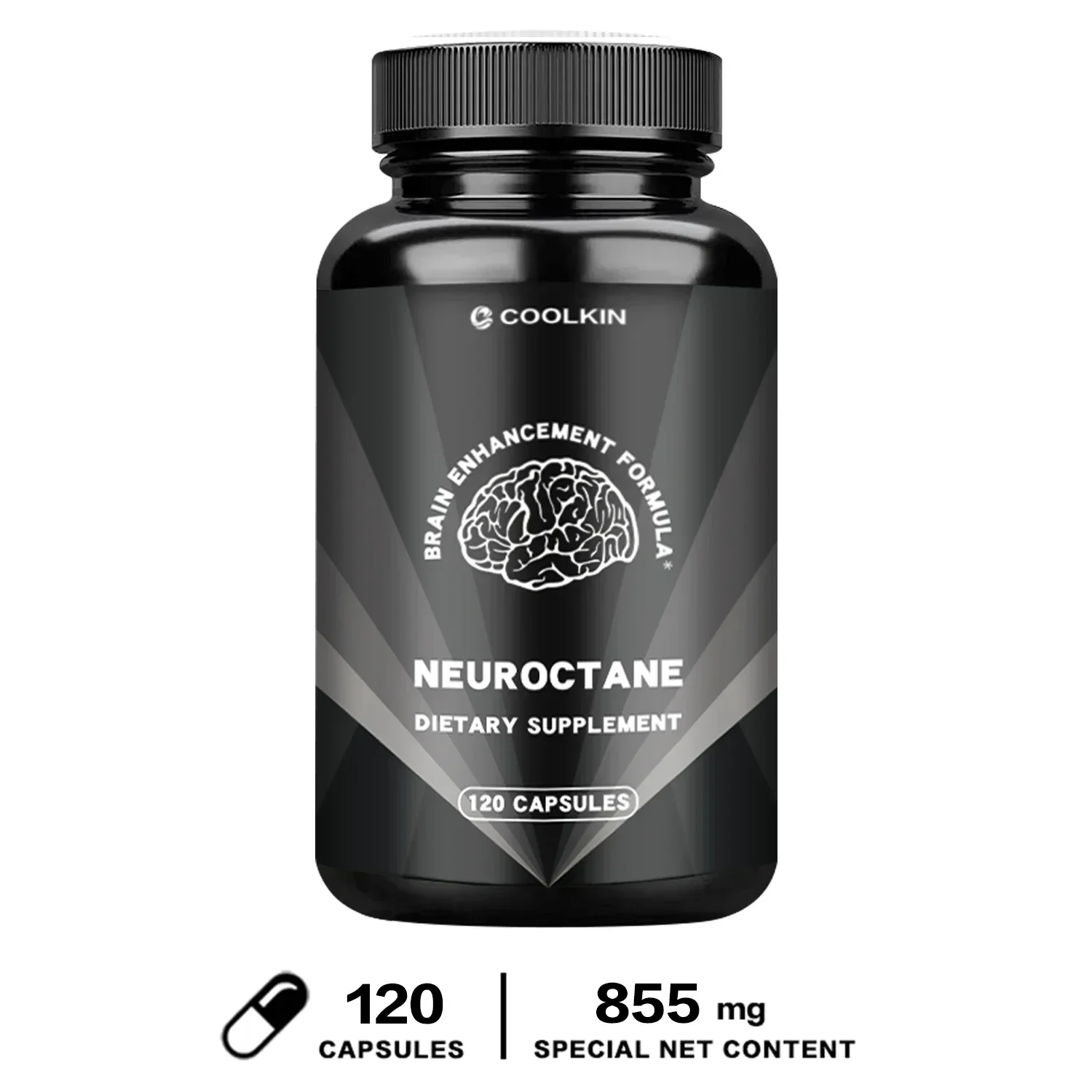 Neuroctane Brain Booster Supplement – Nootropic for Focus, Memory, Mental Clarity & Cognitive Support – Advanced Brain Health Formula for Men & Women