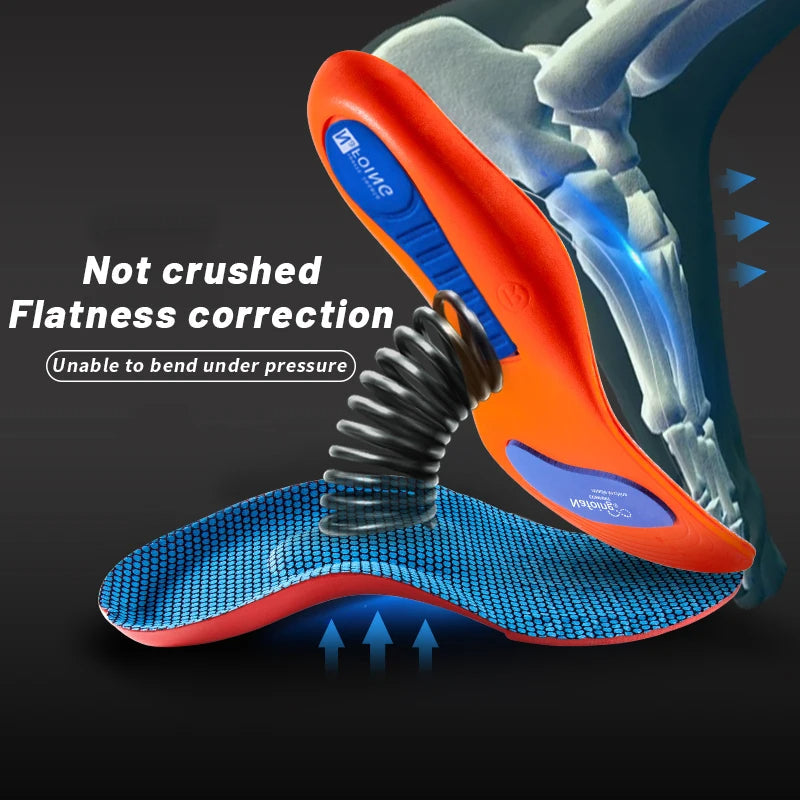 Orthopedic Sport Insoles for Men & Women – EVA, Breathable, Shock Absorbing, Anti-Slip