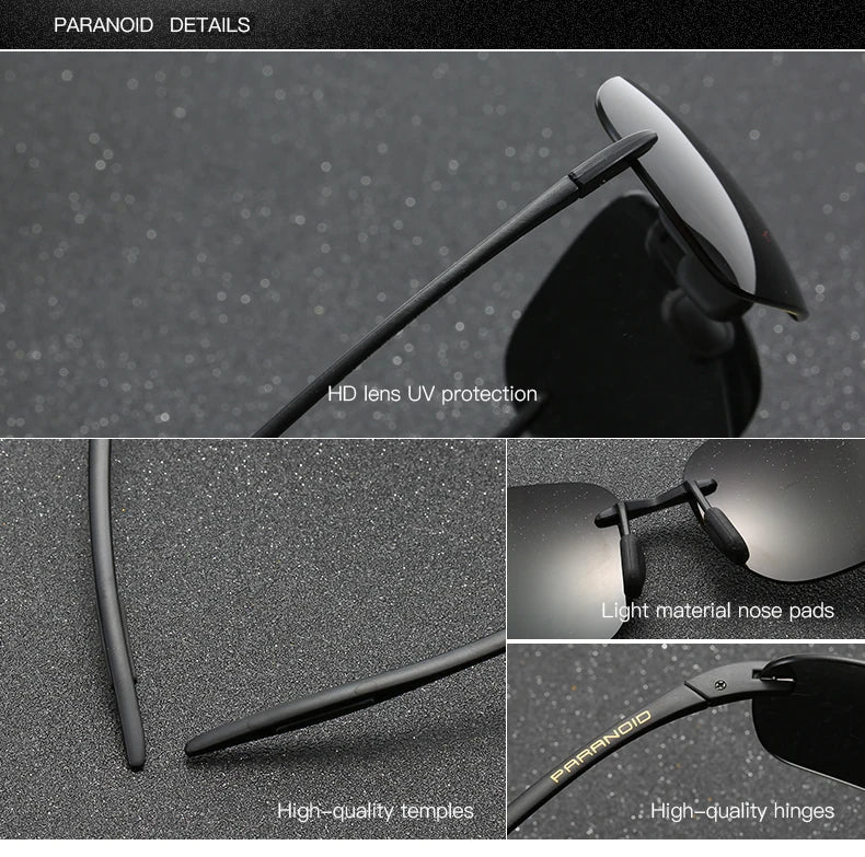 PARANOID Vintage UV400 Men’s Sunglasses – 8 Color Options