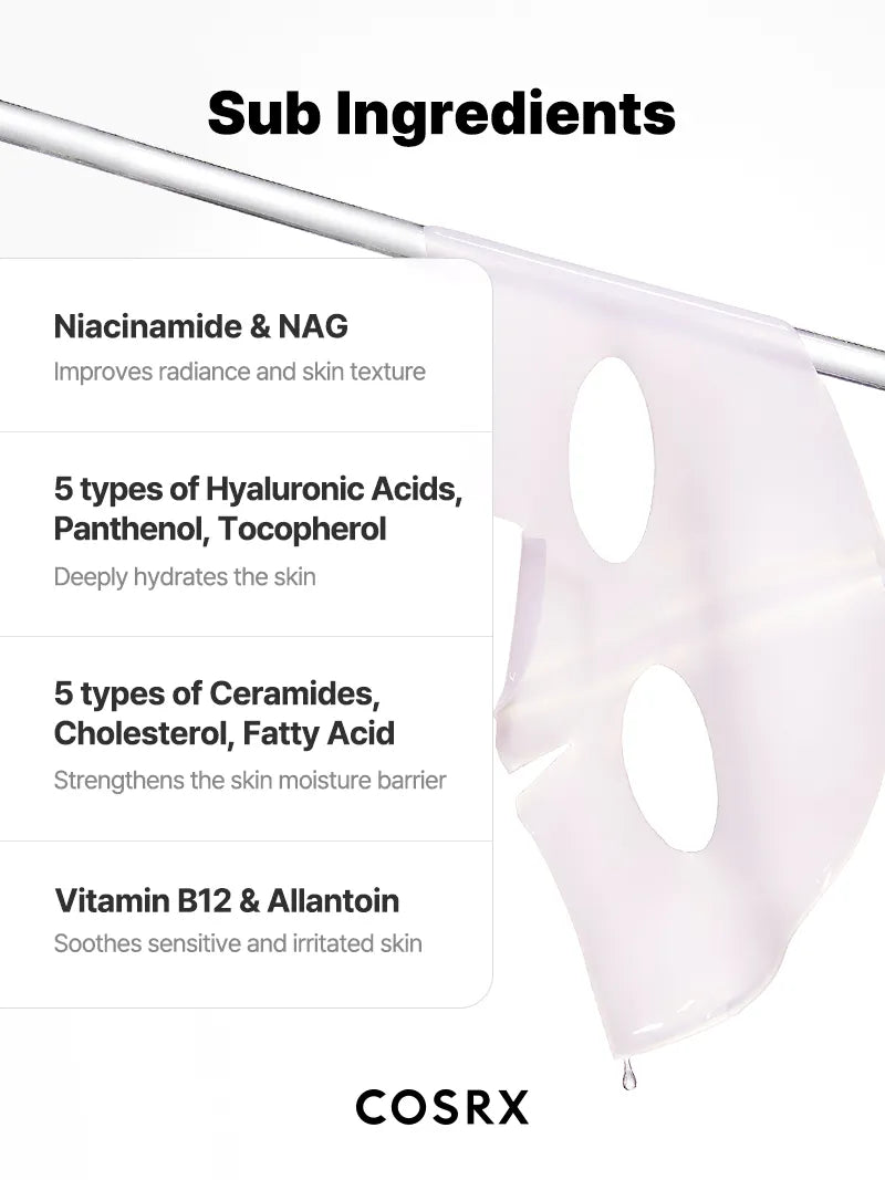 COSRX The Peptide Collagen Lifting Glow Hydrogel Mask_3ea