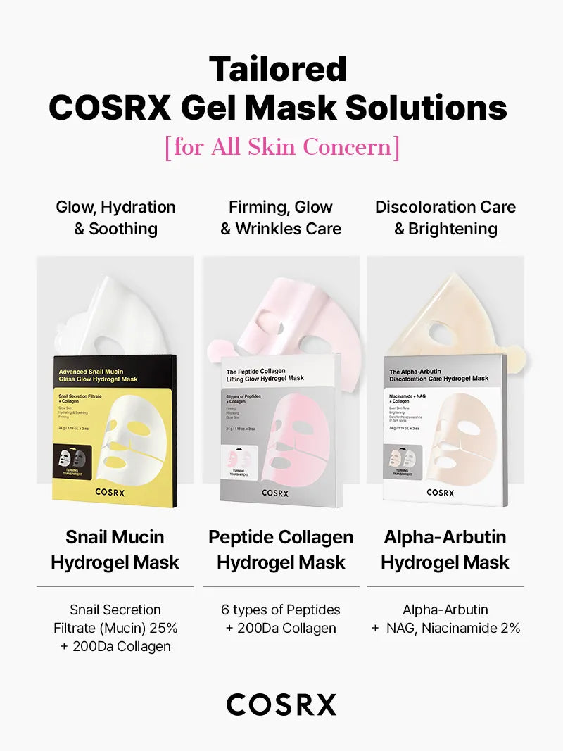 COSRX The Peptide Collagen Lifting Glow Hydrogel Mask_3ea