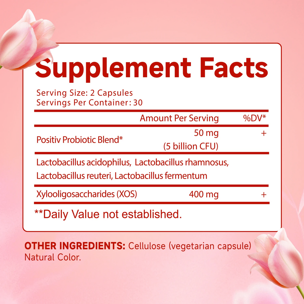 Quit Mood Probiotics for Women – Daily Vaginal & Digestive Health Support | PH Balance, Immunity & Gut Wellness with Lactobacillus Blend