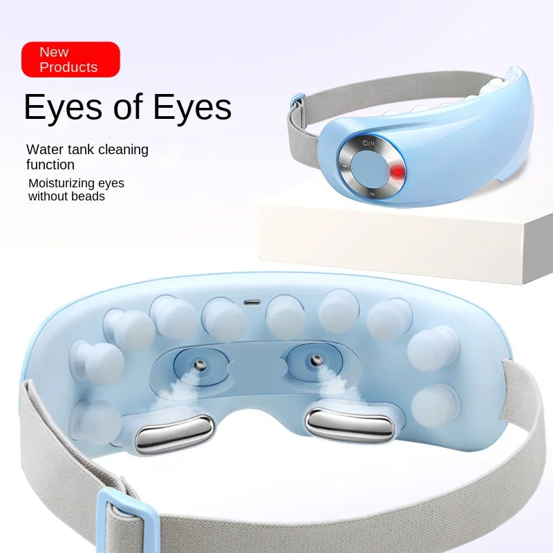 RENPHO Heated Air‑Pressure Eye Massager, Foldable Bluetooth White