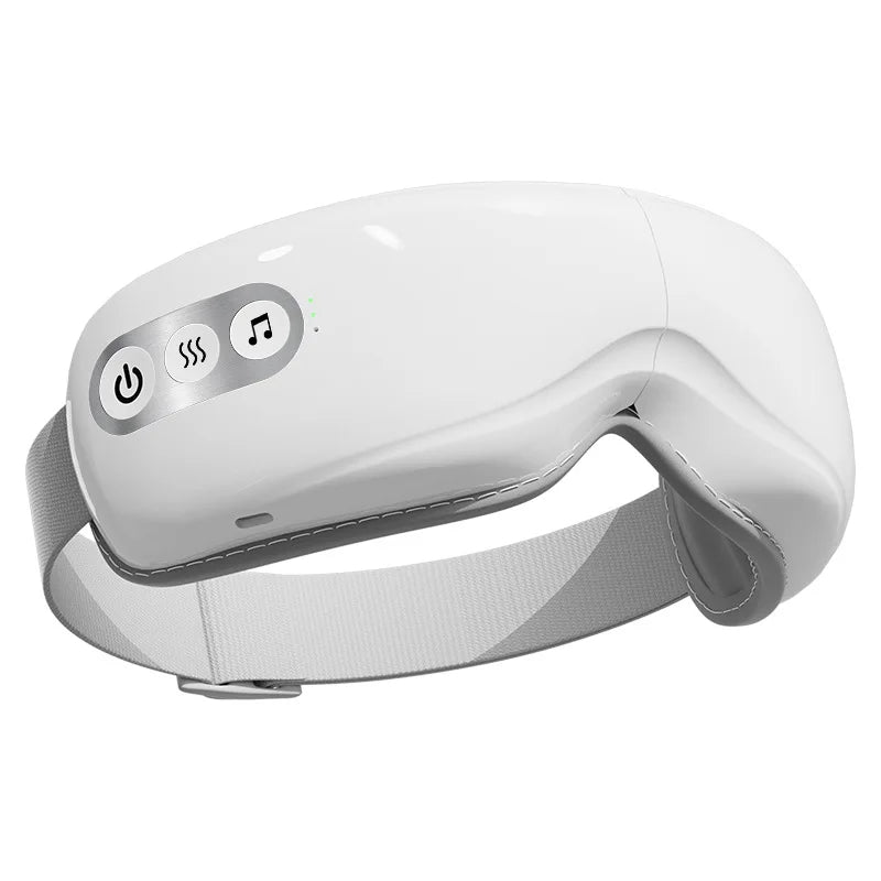 RENPHO Heated Air‑Pressure Eye Massager, Foldable Bluetooth White