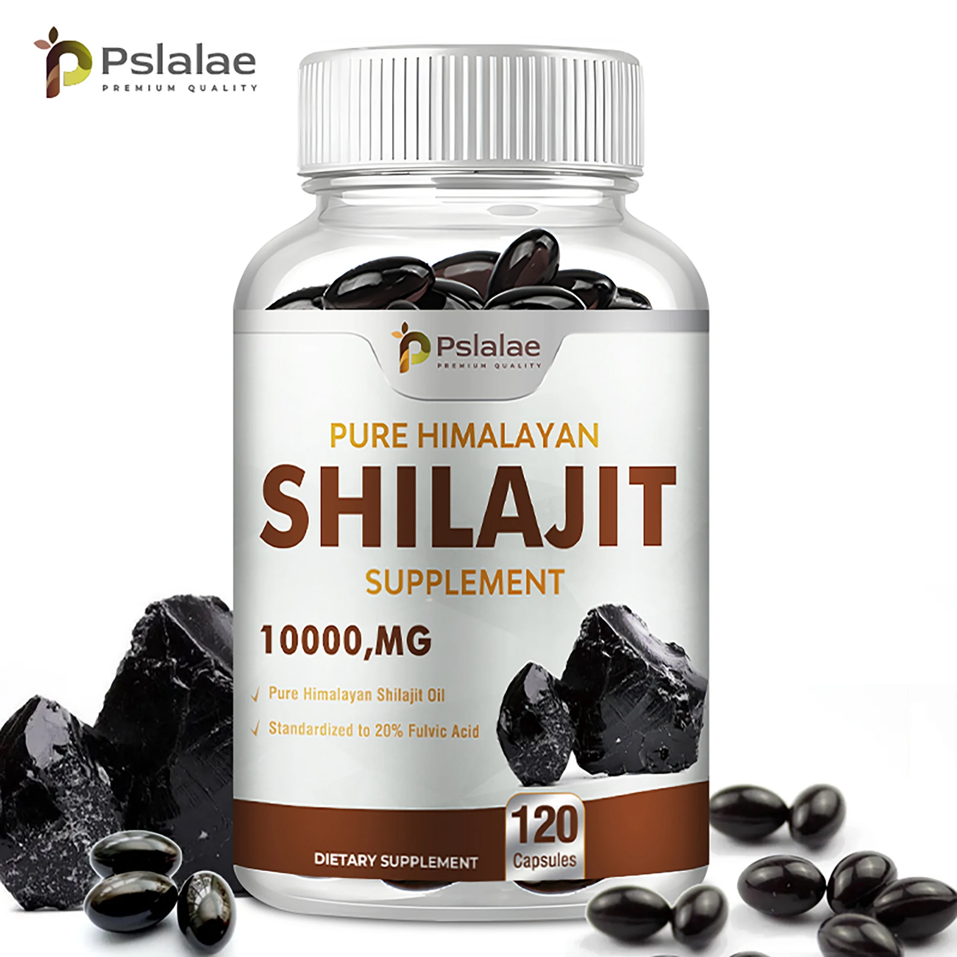 Shilajit Capsules 120ct – Natural Energy & Detox Support