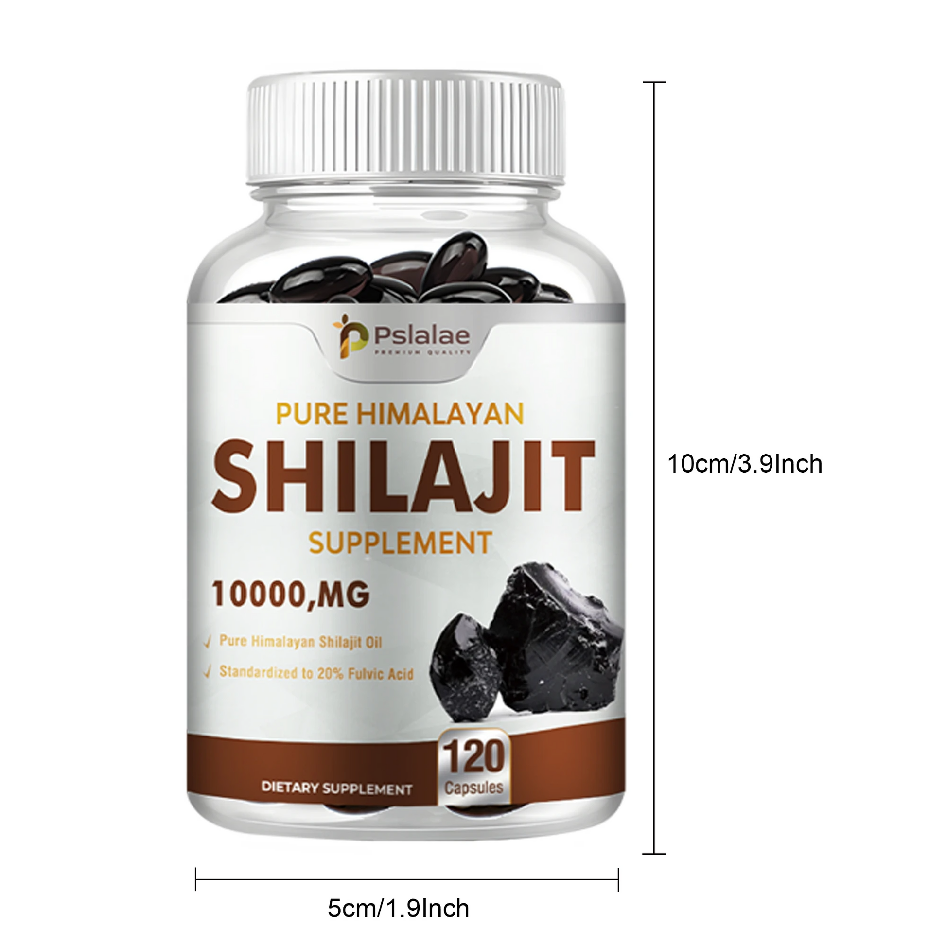 Shilajit Capsules 120ct – Natural Energy & Detox Support