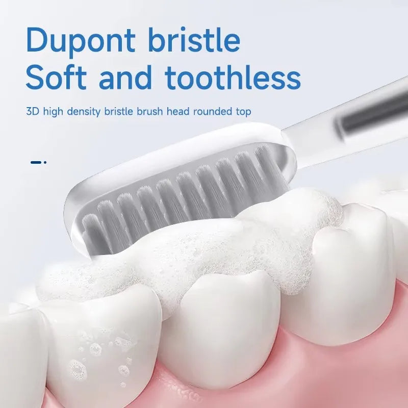 Slim Electric Toothbrush for Women, Soft DuPont Bristles, Rechargeable