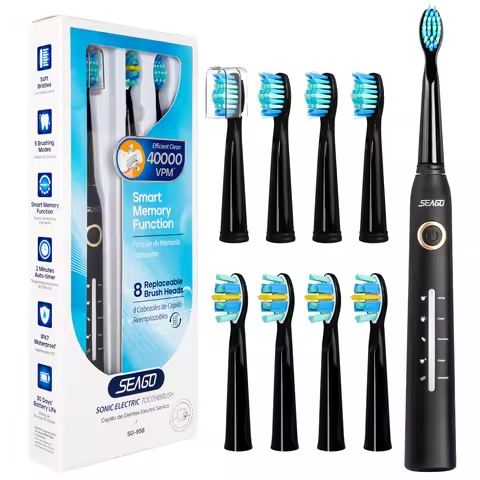 Sonic Electric Toothbrush – 5 Modes, 360‑Day Battery