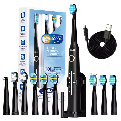 Sonic Electric Toothbrush – 5 Modes, 360‑Day Battery