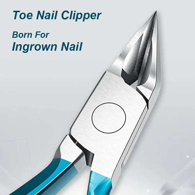 Stainless Steel Ingrown Toenail Clipper, Heavy-Duty Nail Nipper for Thick Nails