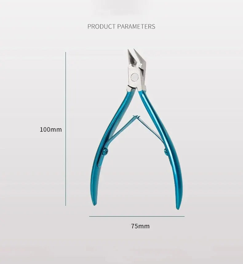 Stainless Steel Ingrown Toenail Clipper, Heavy-Duty Nail Nipper for Thick Nails