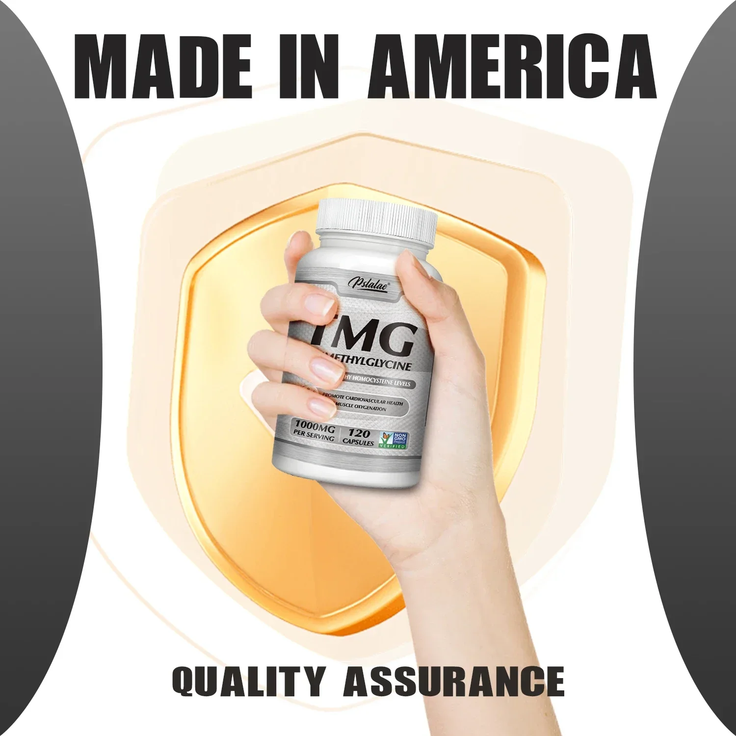 TMG Trimethylglycine – Betaine Anhydrous Supplement | Liver & Heart Health Support | Muscle Recovery | Gluten-Free, Non-GMO, 100 Capsules