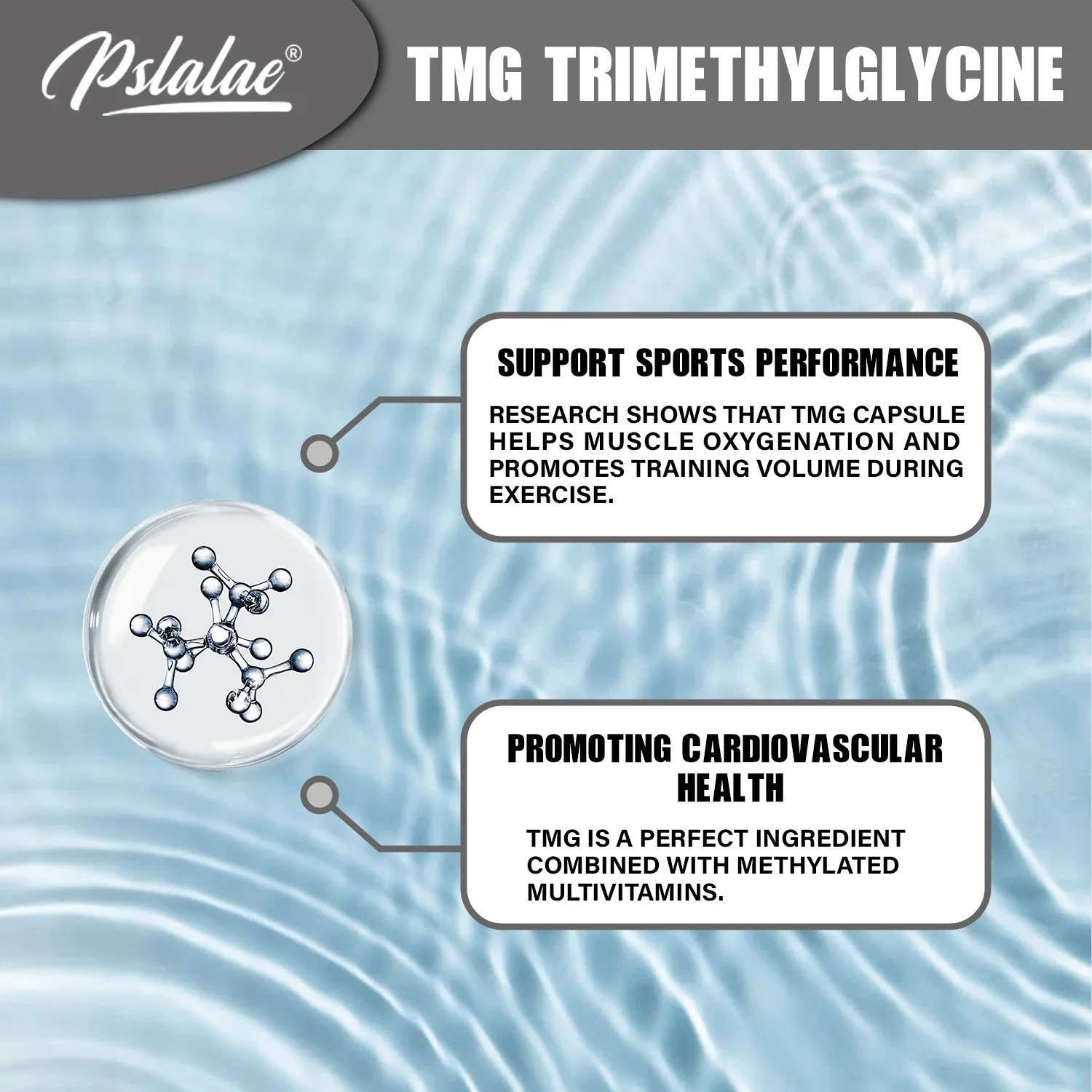 TMG Trimethylglycine – Betaine Anhydrous Supplement | Liver & Heart Health Support | Muscle Recovery | Gluten-Free, Non-GMO, 100 Capsules