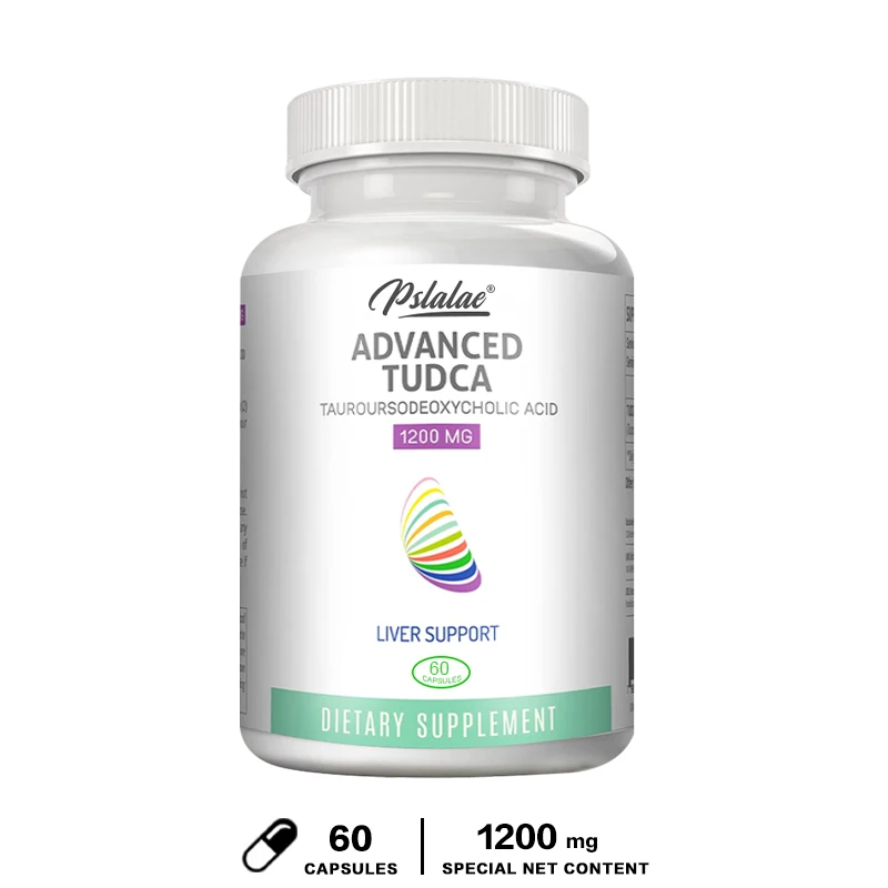 TUDCA Liver Support Supplement – Advanced Bile Salt Formula for Detox, Gut Health, Cholesterol & Gallbladder Support – Natural Liver Cleanse for Men & Women