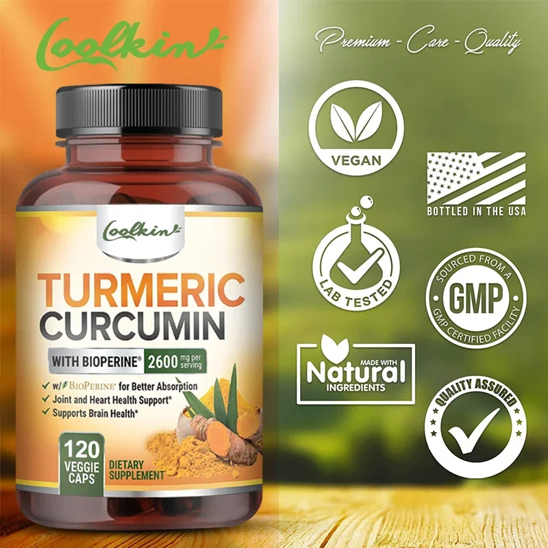 Triple Strength Turmeric Capsules – 95% Curcumin + BioPerine
