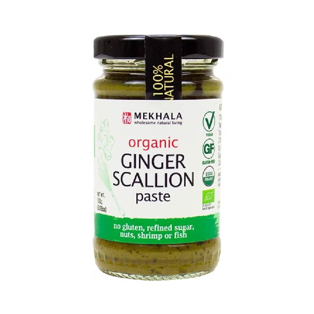 FOOD CULTURE MEKHALA 100% Natural Vegan Gluten Free Organic Ginger Scallion Paste 100g