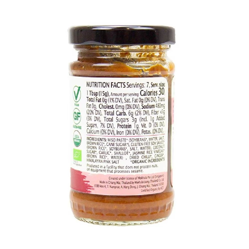 FOOD CULTURE MEKHALA Organic Korean Chilli Paste Vegan Gluten Free Oil Free 100g