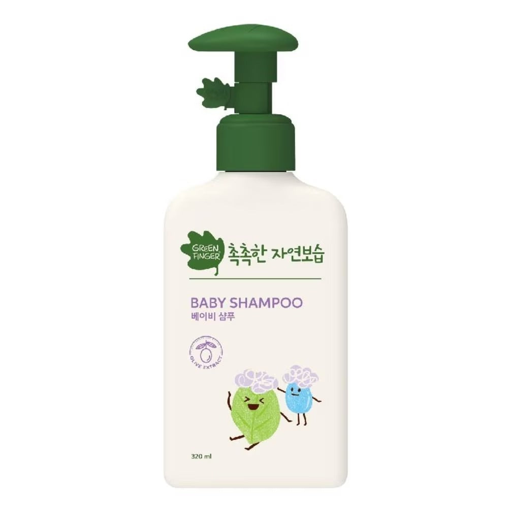 GREENFINGER Chokchok Natural Plant-Derived Soothing Moisturizing Baby Shampoo (Suitable For Newborn Baby) 320ml