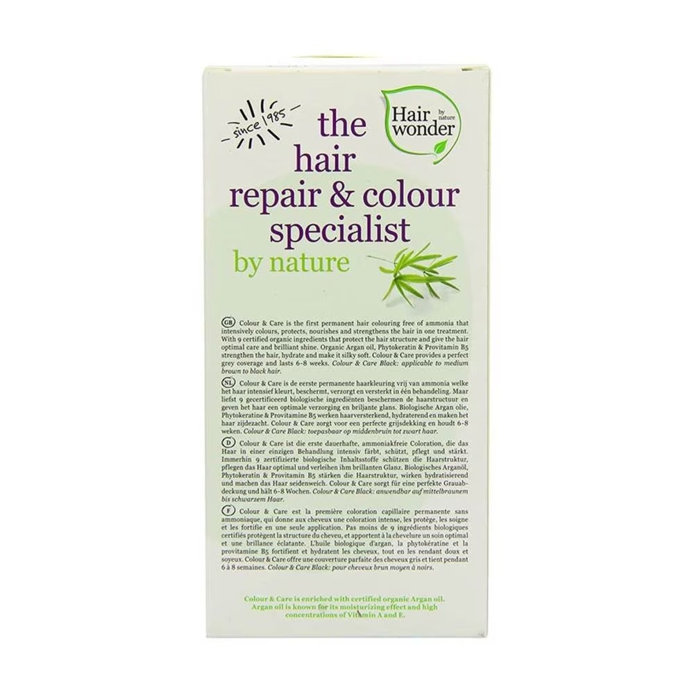 HAIR WONDER Colour & Care Organic #1 Black (For Beautiful And Glamorous Colour, Healthy, Strong And Silky Soft Hair) 100mlHAIR WONDER Colour & Care Organic #1 Black (For Beautiful And Glamorous Colour, Healthy, Strong And Silky Soft Hair) 100ml