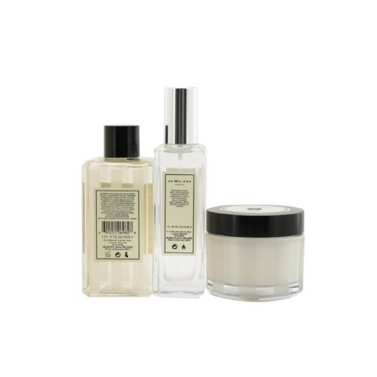 JO MALONE London Fragance Layering Collection Packset consists English Pear & Freesia Cologne Spray 30ml + Blackberry & Bay Body Cream 50ml + Wood Sage & Sea Salt Body Wash 100ml