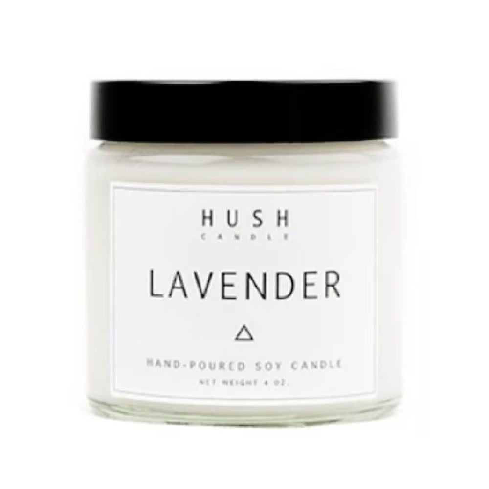 HUSH CANDLE Calming Packset consists Lavender Candle 113g + Calming Roll on 10ml + Calming Room Spray 50ml