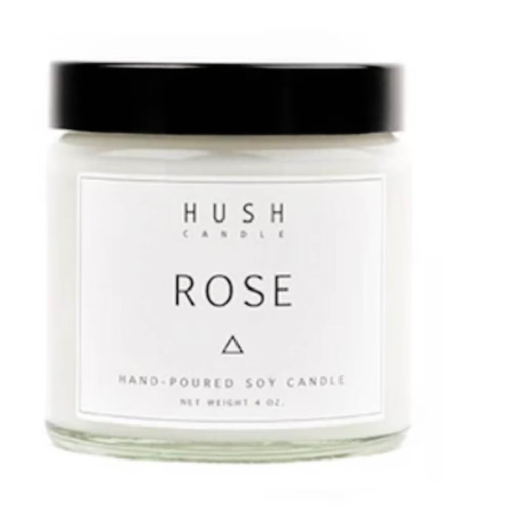 HUSH CANDLE Detoxifying Packset consists Rose Candle 113g + Detoxifying Roll-on 10ml + Detoxifying Room Spray 50ml