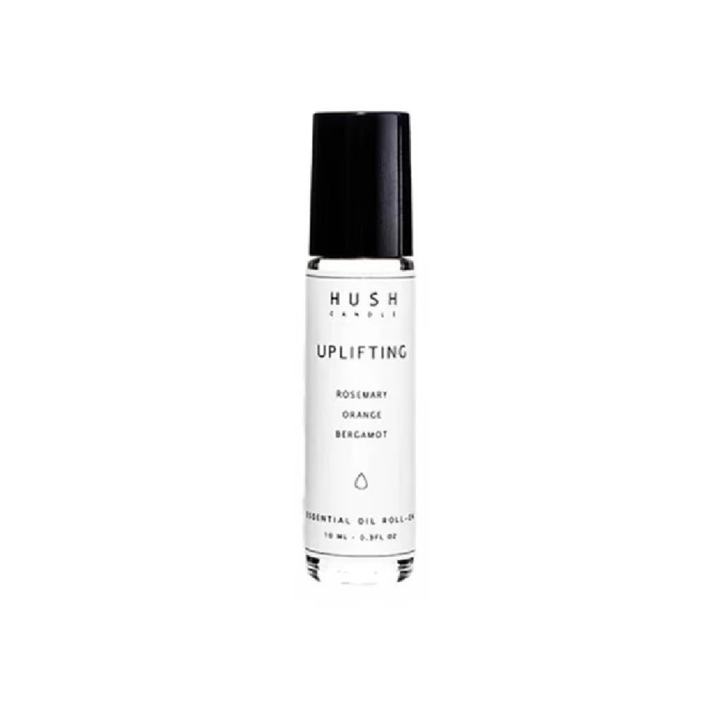 HUSH CANDLE Uplifting Packset consists Lemongrass Candle 113g + Uplifting Roll on 10ml + Invigorating Room Spray 50ml
