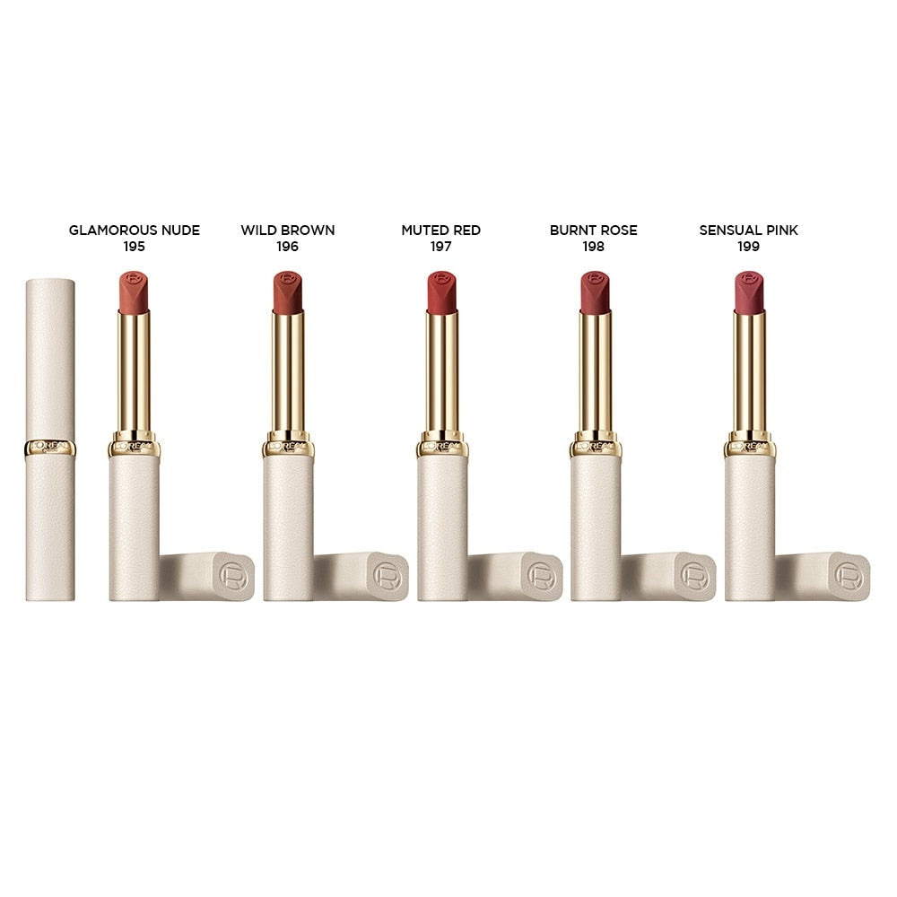 L'OREAL PARIS MAKEUP Color Riche Creme Matte Lipstick 196 Wild Brown 1s