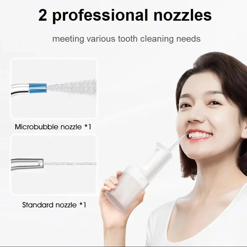 Xiaomi Mijia Oral Irrigator 2 – 200ml, 3 Modes, USB-C, 2 Tips