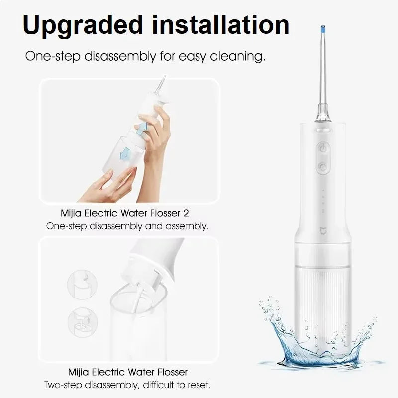 Xiaomi Mijia Oral Irrigator 2 – 200ml, 3 Modes, USB-C, 2 Tips