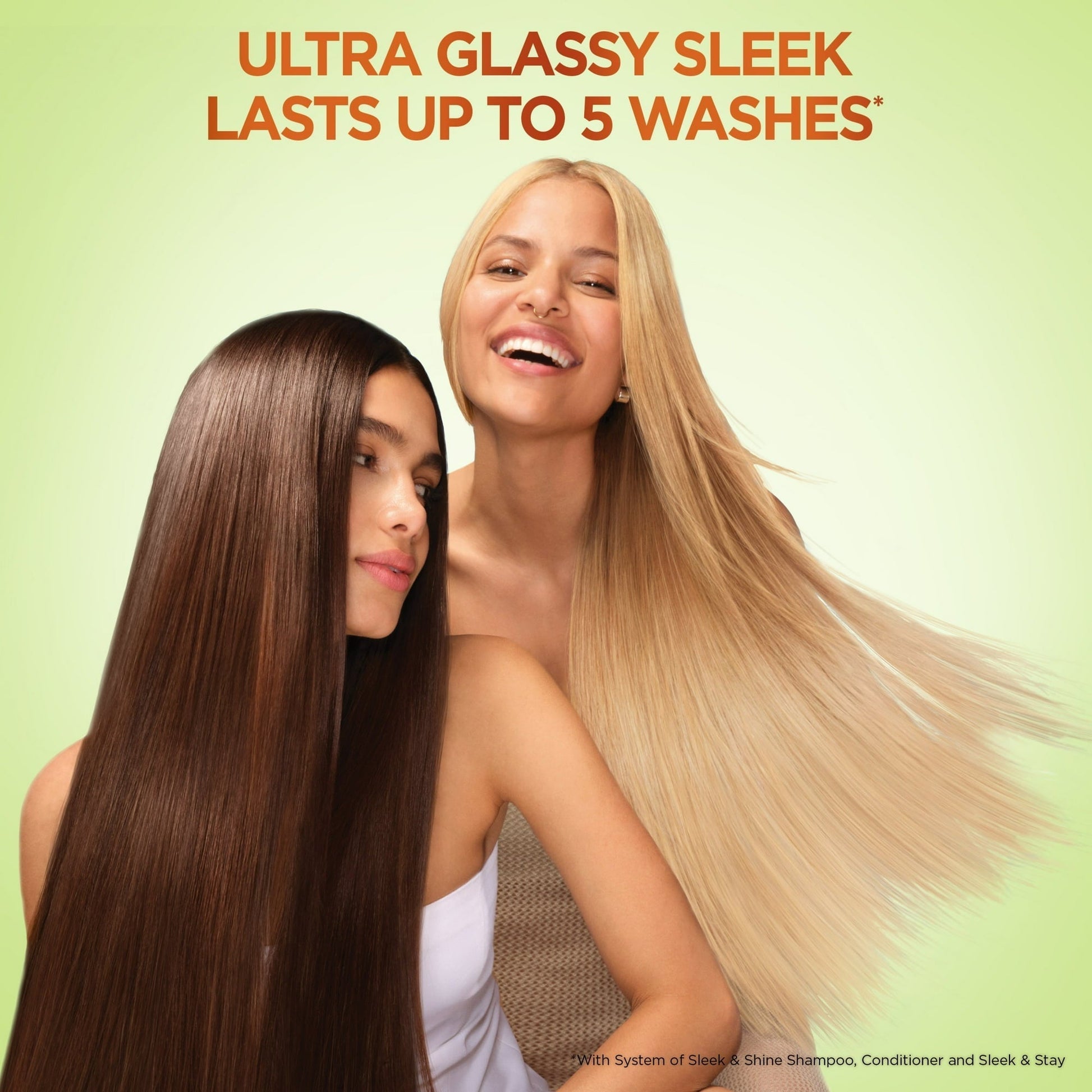 Garnier Fructis Sleek and Shine Fortifying Shampoo for Frizzy, Dry Hair, 12.5 fl oz