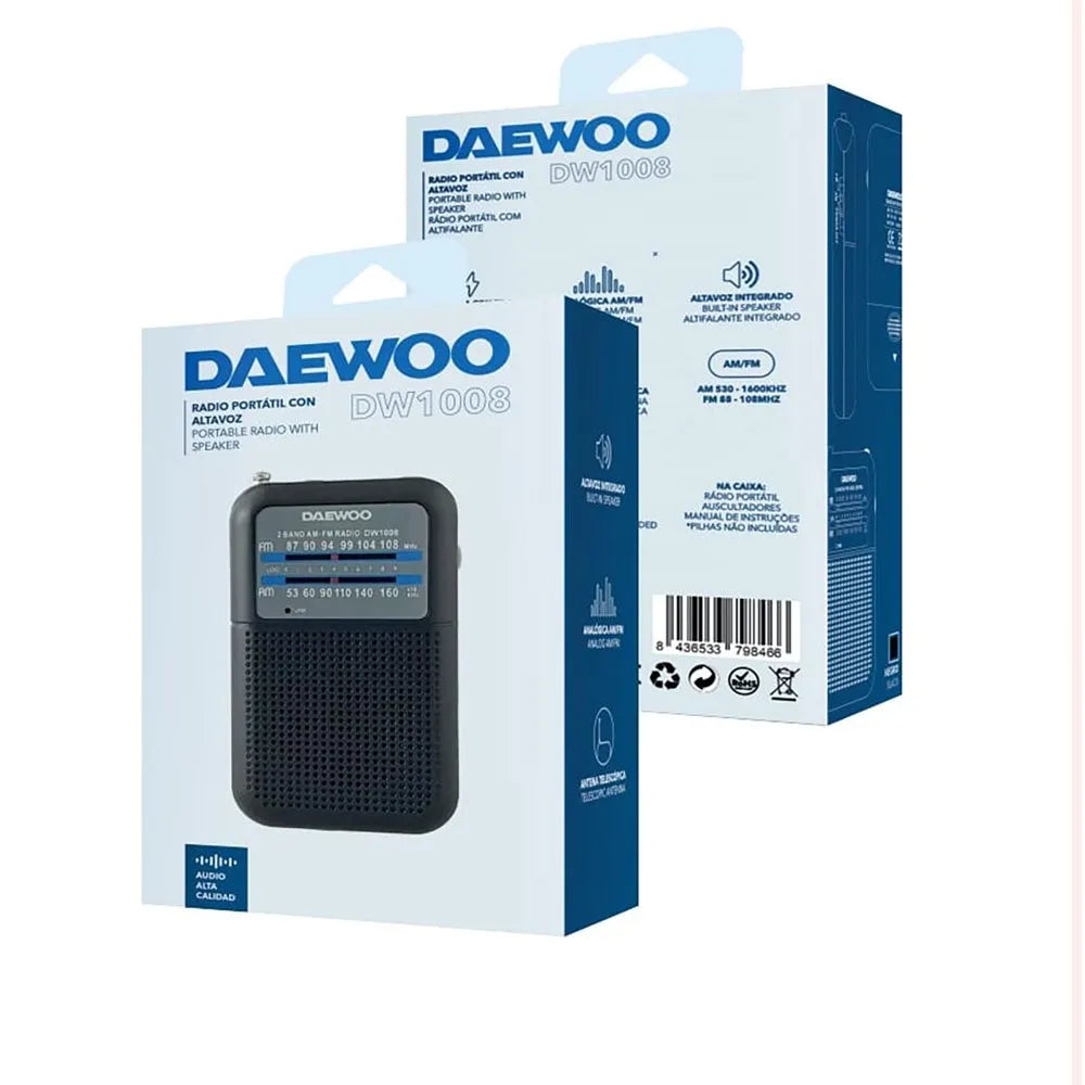 Daewoo DW1008BK portable radio