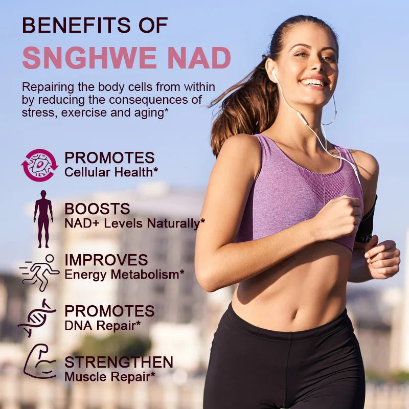 SNGHWE NAD+ Supplements – Anti‑Aging, Energy & Immune Support