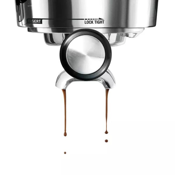 Breville Stainless Steel Barista Express Espresso Machine Light Silver
